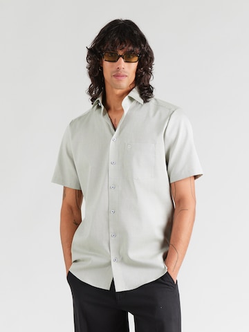 OLYMP Comfort Fit Paita 'Luxor' värissä vihreä: etupuoli