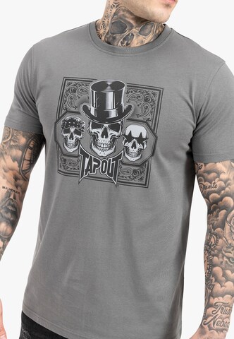 T-Shirt ' SKULL' Tapout en gris