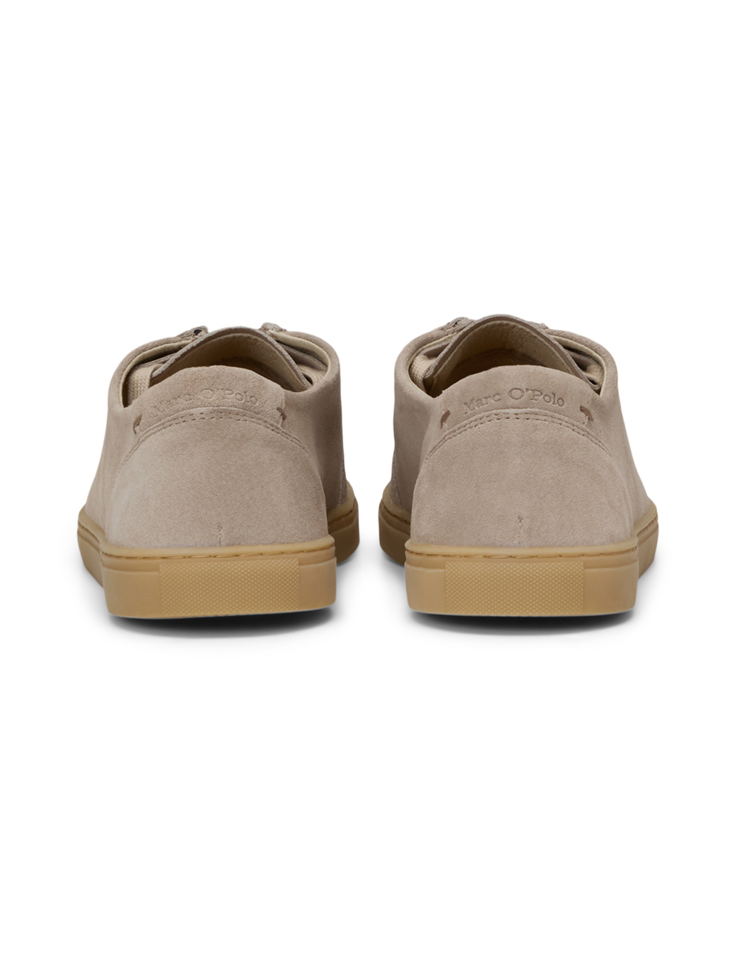 Marc O'Polo Lace-Up Shoes 'Wallabee' in Grey