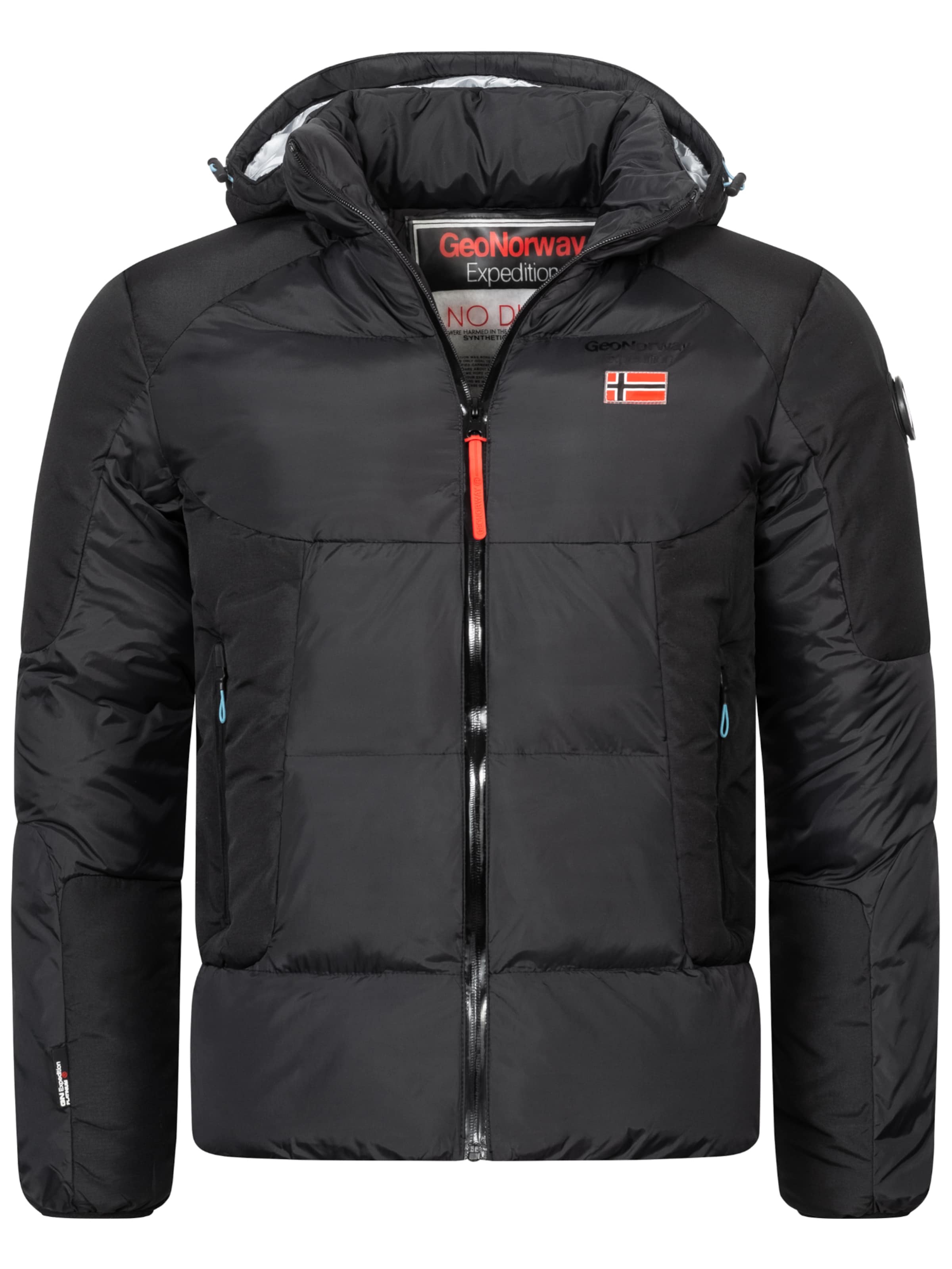 Geo Norway Winter jacket in Black: front
