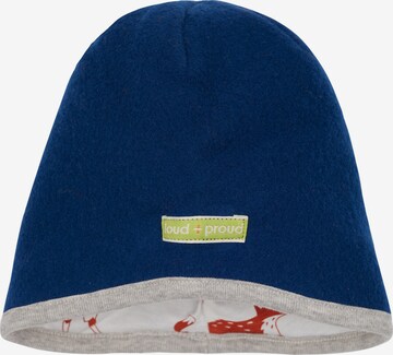 loud + proud Beanie in Blue: front