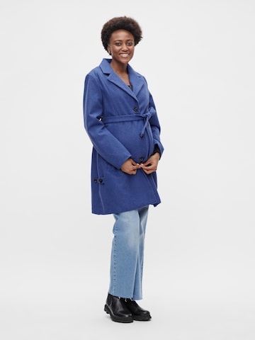 MAMALICIOUS Between-Seasons Coat 'Lulu' in Blue