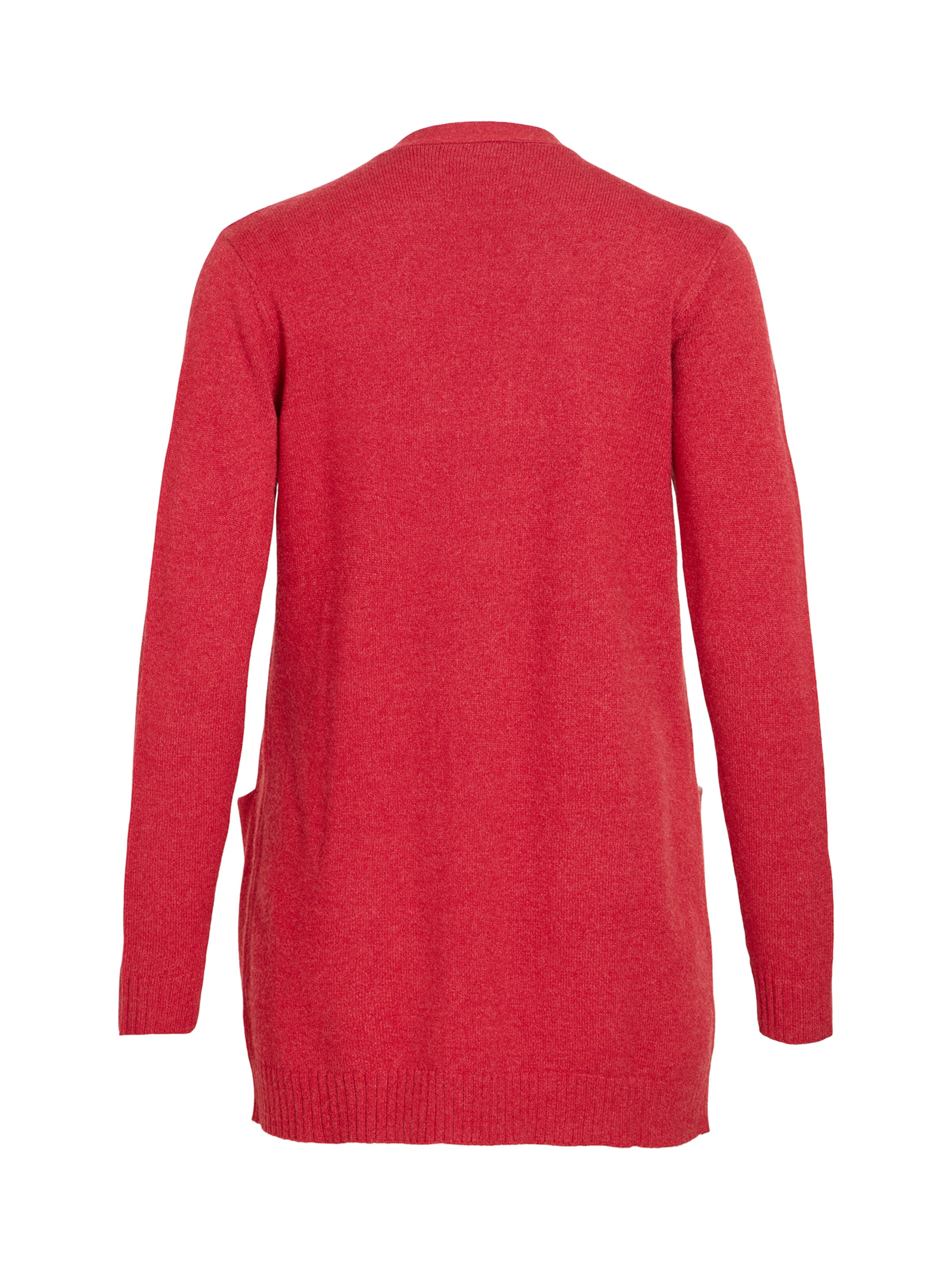 VILA Gebreid vest 'VIRil' in Rood