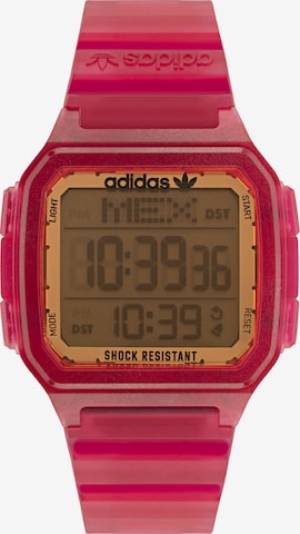 ADIDAS ORIGINALS Digitaal horloge in Roze: voorkant