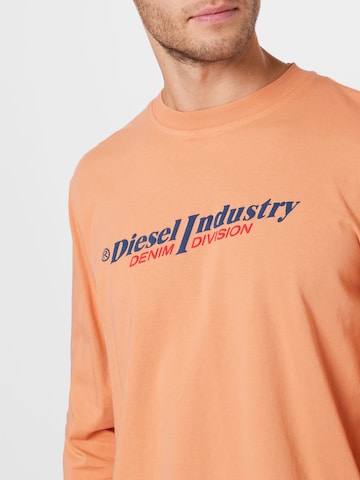 DIESEL Shirt 'JUST' in Orange