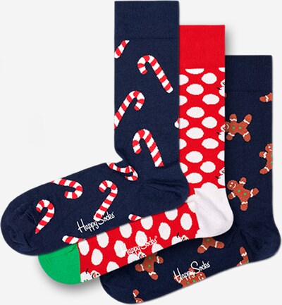 Happy Socks Socken in blau / grün / rot / weiß, Produktansicht