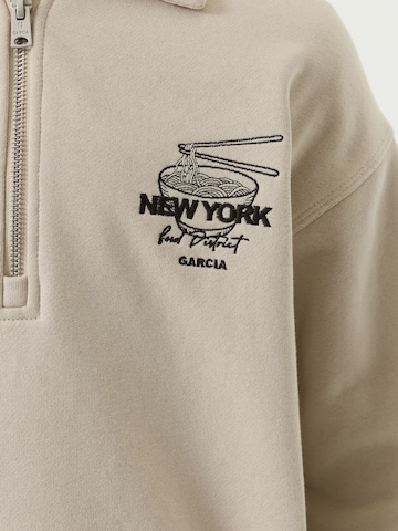 GARCIA Sweatshirt in Beige