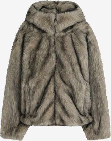 Bershka Välikausitakki värissä harmaa: etupuoli