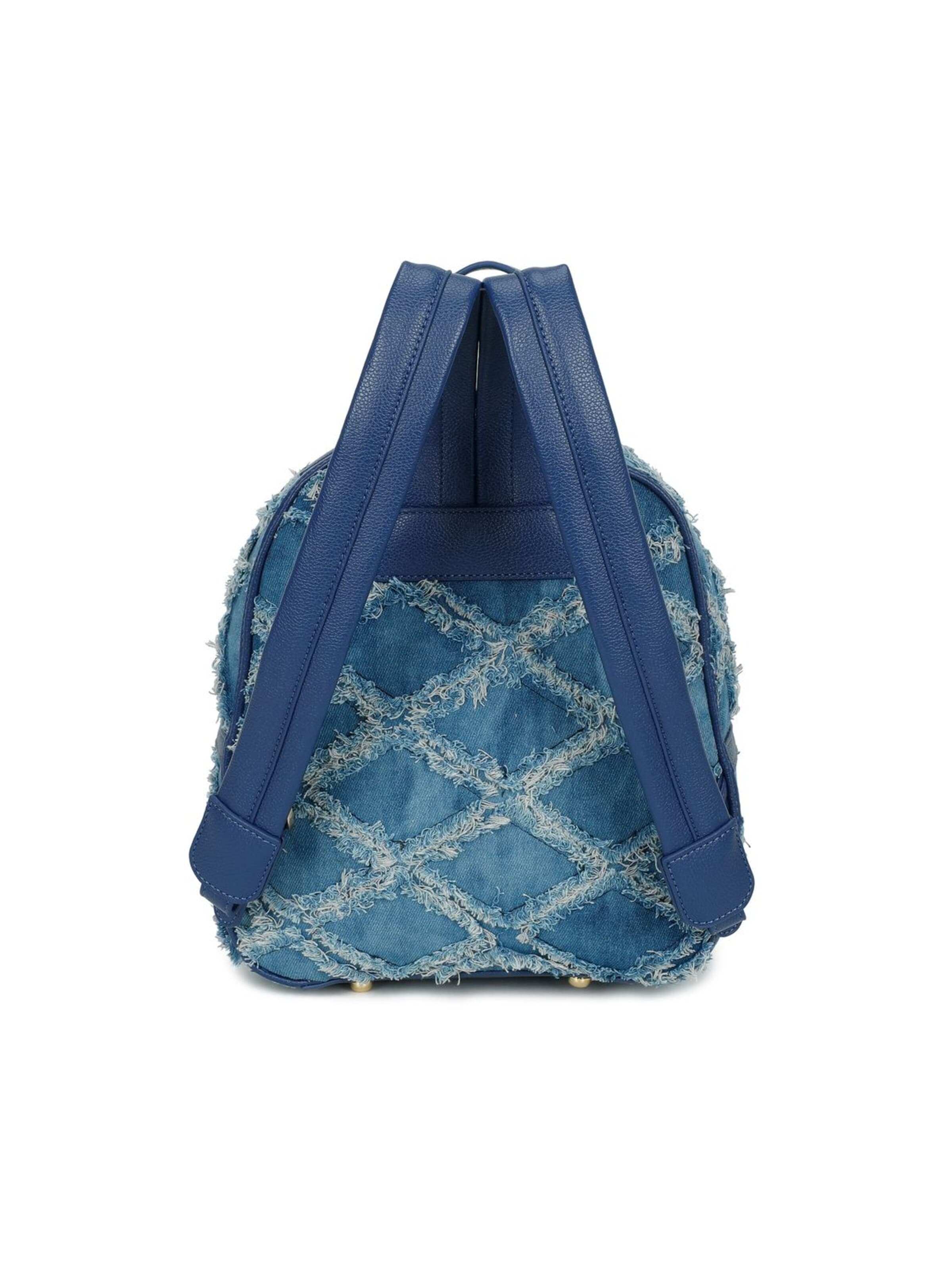 Zaino 'Beth Jeans' di Braccialini in blu