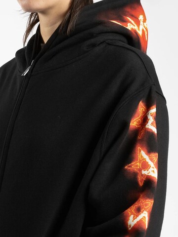 Wasted Paris - Sudadera 'Surt Hoodie Full Zip' en negro