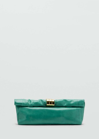 MANGO Clutch 'Twister' in Green
