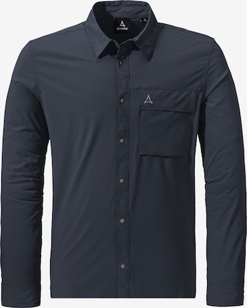 Schöffel Functioneel overhemd ' Hiking Shirt Style Dunajec MNS ' in Blauw: voorkant