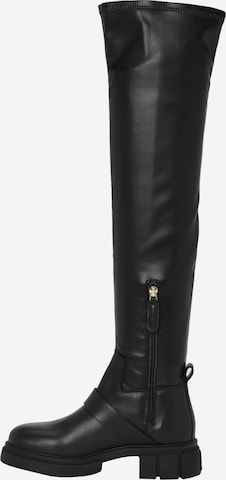 TOMMY HILFIGER Over the Knee Boots in Black