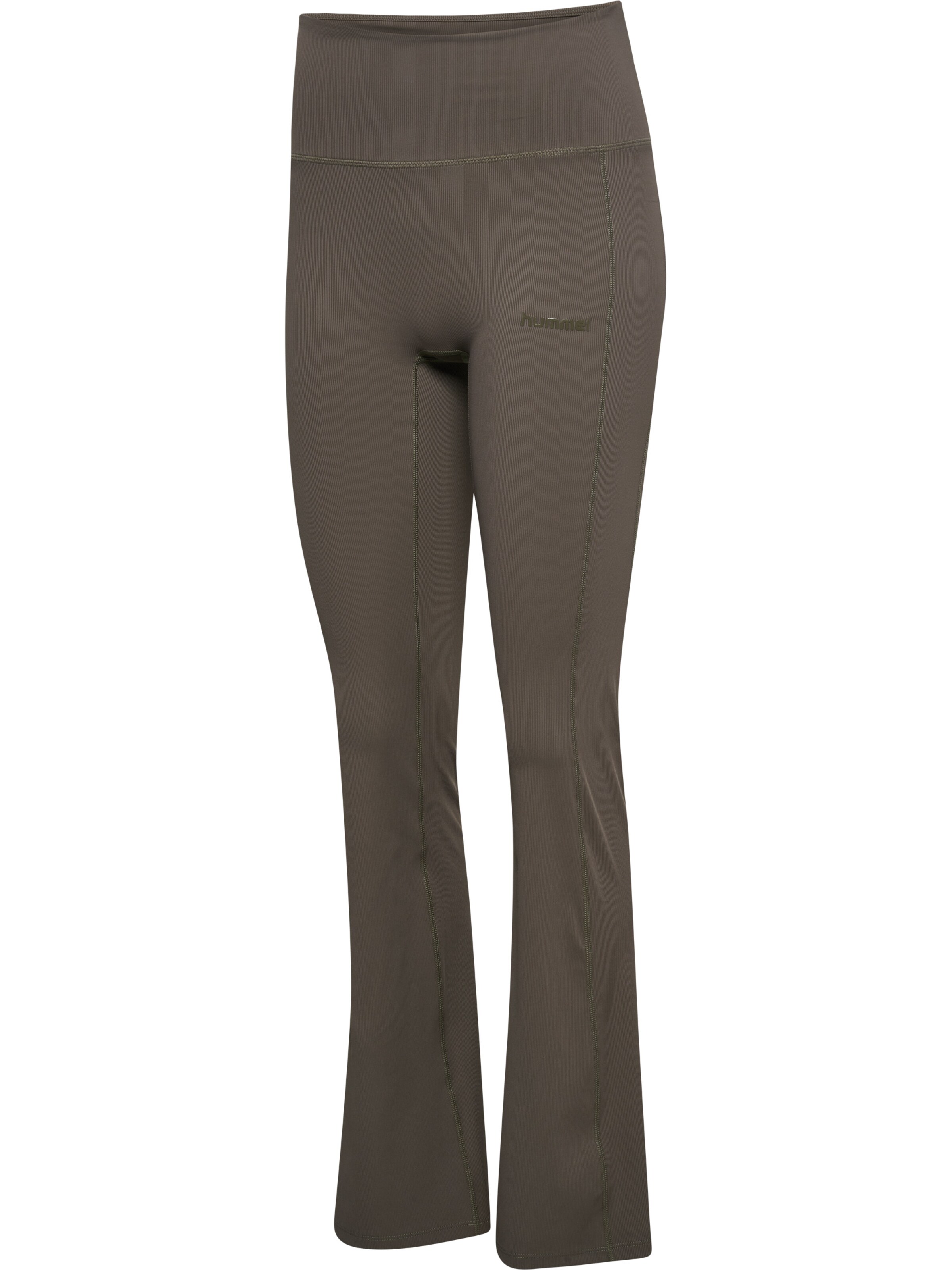 Hummel Flared Workout Pants in Brown