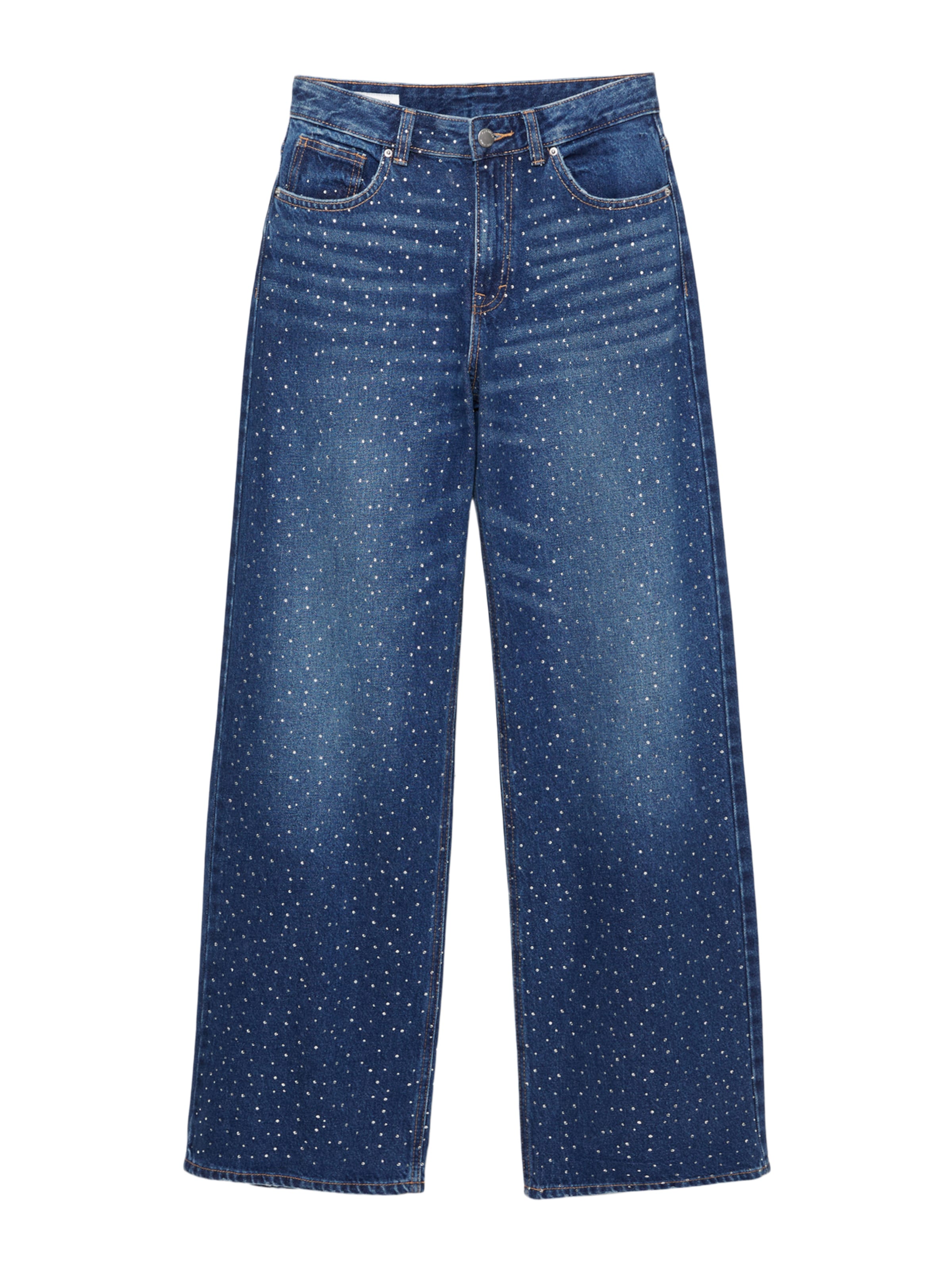 Pull&Bear Baggy Jeans in Blue: front