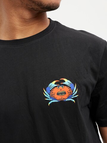 hydroponic - Camiseta 'Hydroponic Undersea Graphic T-Shirt' en negro