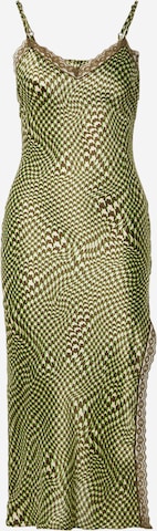 Daisy Street Cocktail Dress in Green: front