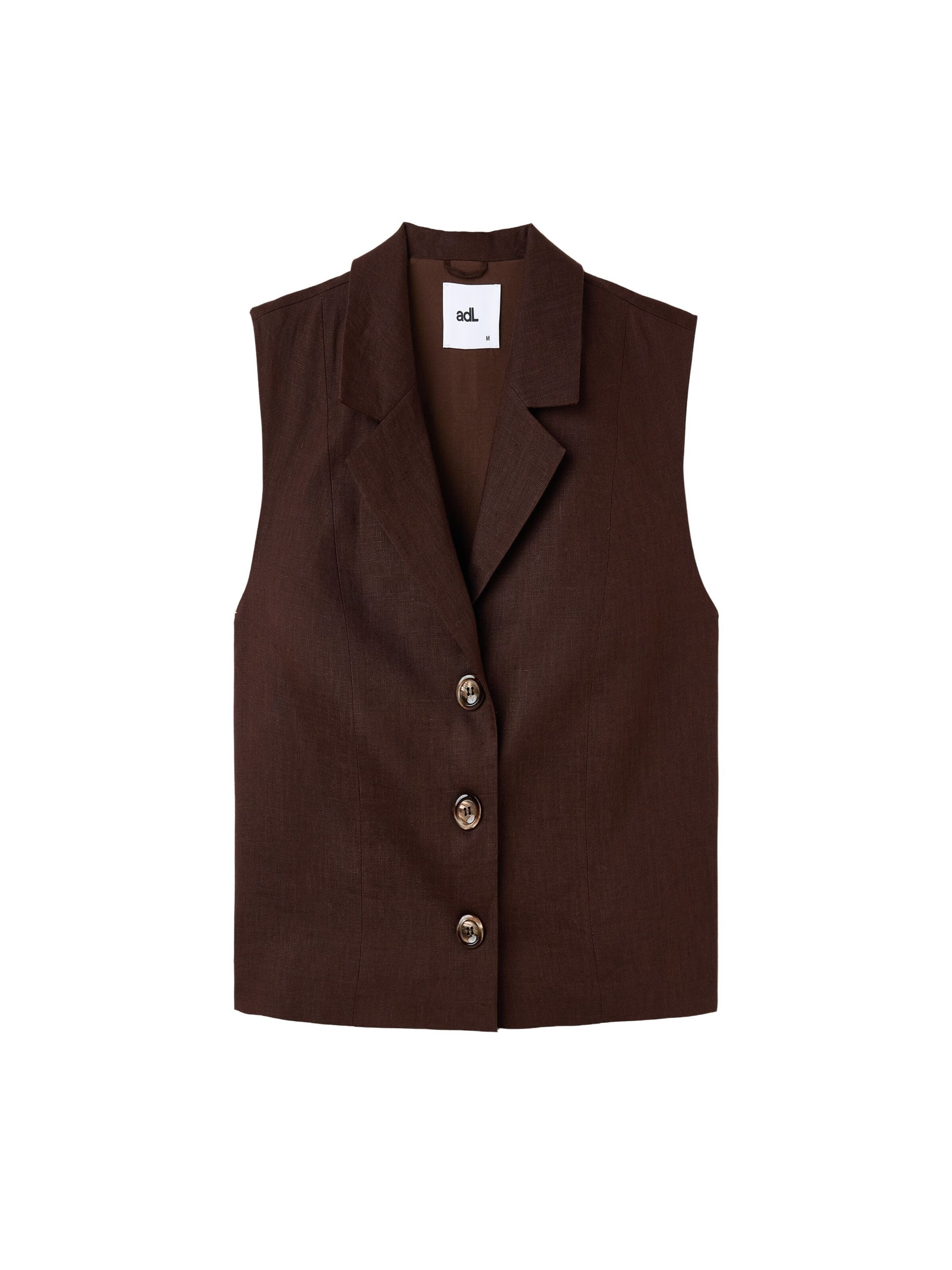 Gilet adl en marron : devant