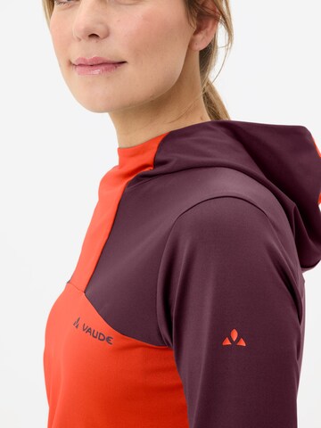 VAUDE Pullover ' Qimsa Hoody' in Rot