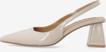 Bianco Pumps 'MARALYN' in Beige: voorkant