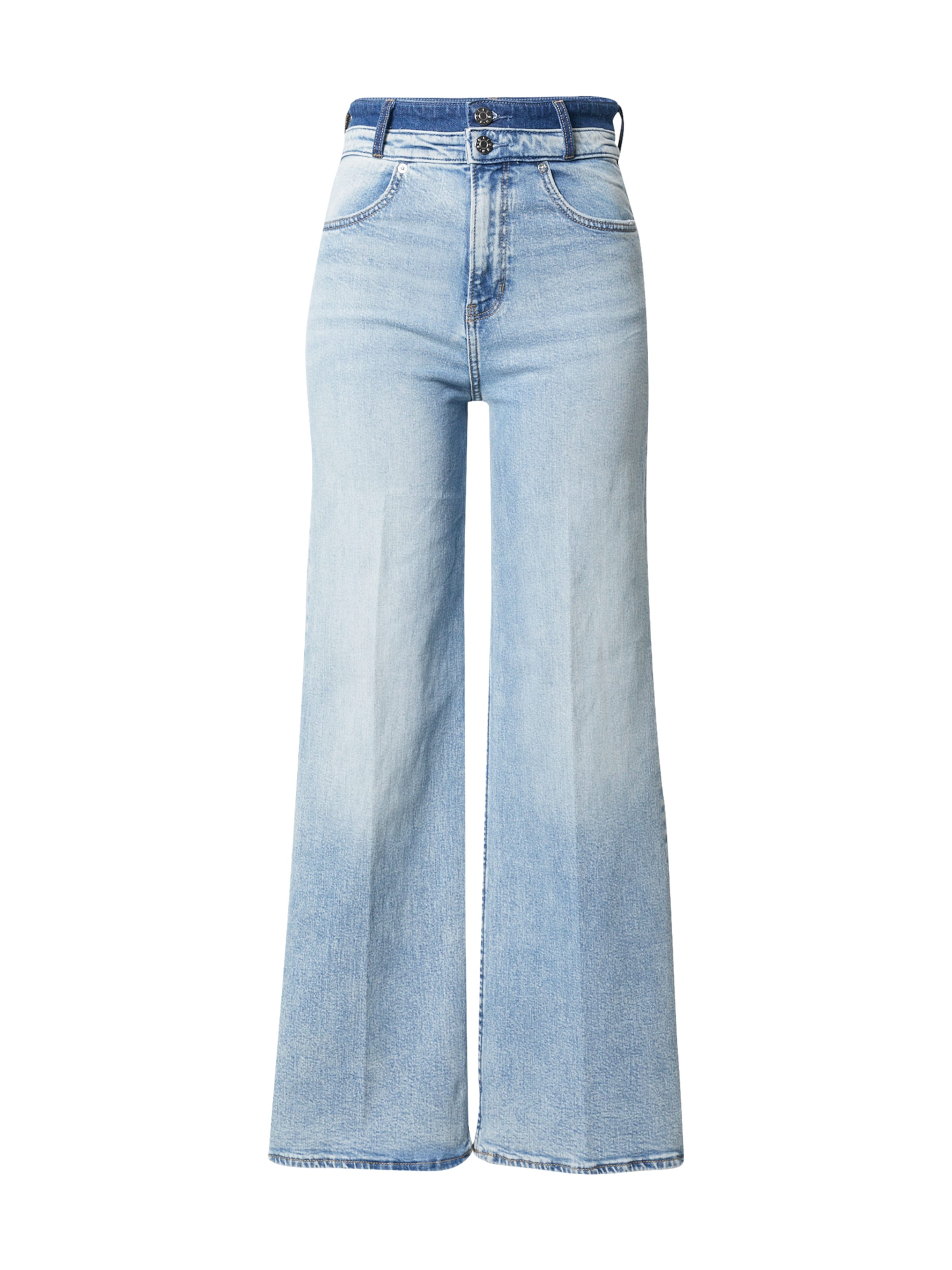 Wide Leg Jean 'Suri' s.Oliver en bleu : devant