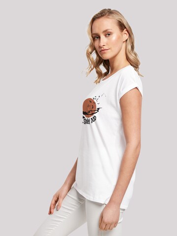 F4NT4STIC Shirt 'Spooky Moon Mond' in Wit