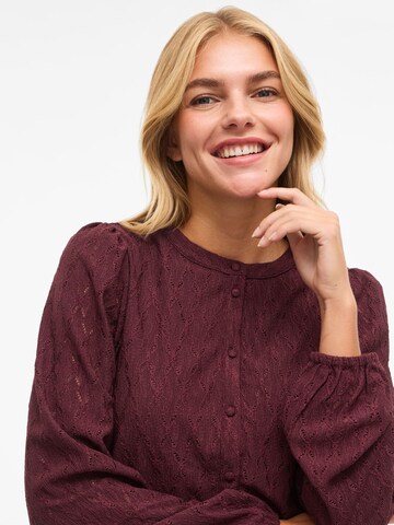 Camicia da donna 'VIMADURA' di VILA in rosso