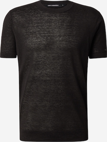 Karl Lagerfeld - Camiseta en negro: frente