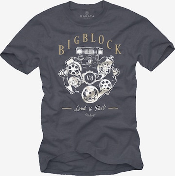 MAKAYA Shirt in Grey: front