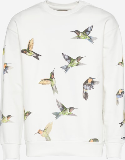 LEVI'S Sweatshirt in de kleur Blauw / Geel / Groen / Sinaasappel / Wit, Productweergave