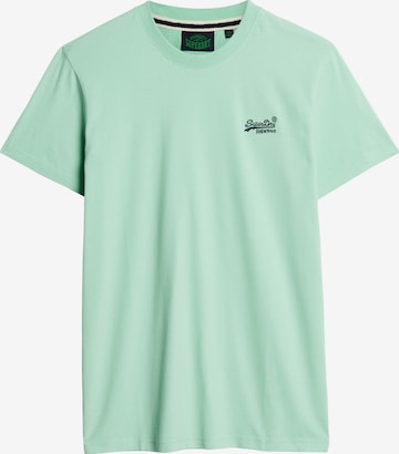 Maglietta 'Essential' di Superdry in verde: frontale