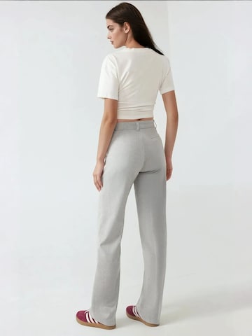 Wide leg Pantaloni con piega frontale di Hiccup in grigio