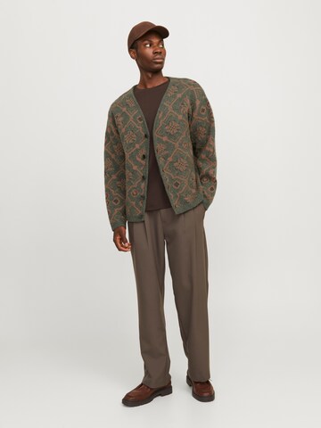 JACK & JONES Strickjacke 'JPRBlumagne' in Grün