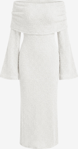 Imily Bela Strikkjole i hvid: forside