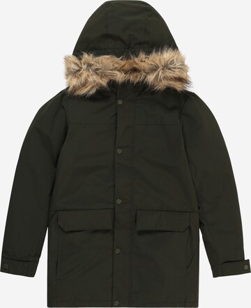 Veste mi-saison 'CHAMP' Jack & Jones Junior en vert : devant