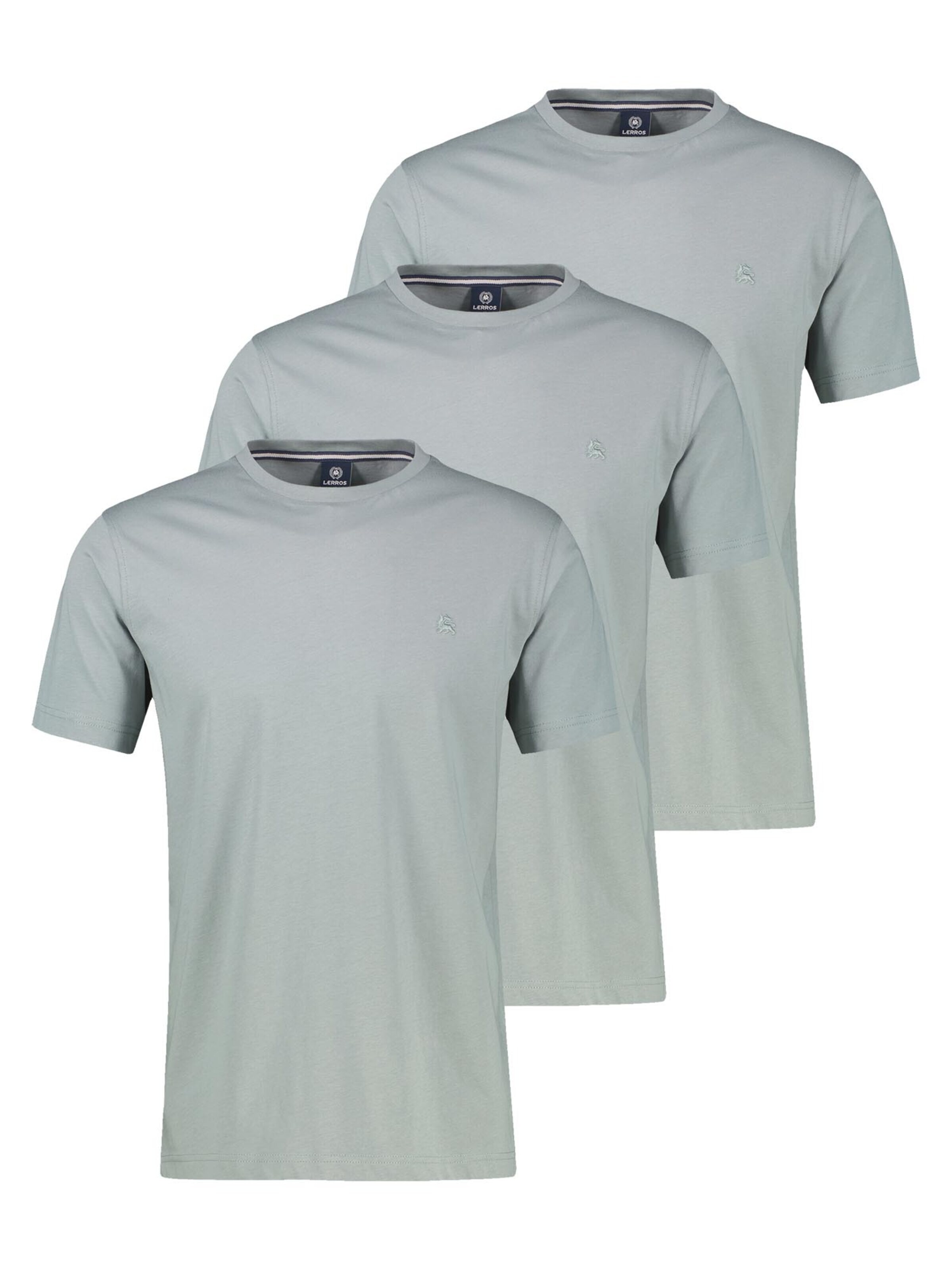 LERROS Shirt 'Basic'‌ in Grau: Vorderseite