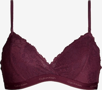 Soutien-gorge Calvin Klein Underwear en rouge : devant