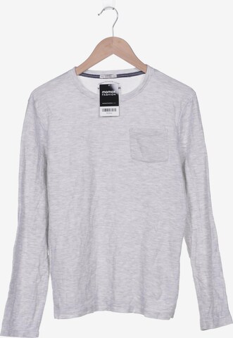 TOM TAILOR Langarmshirt M in Grau: predná strana