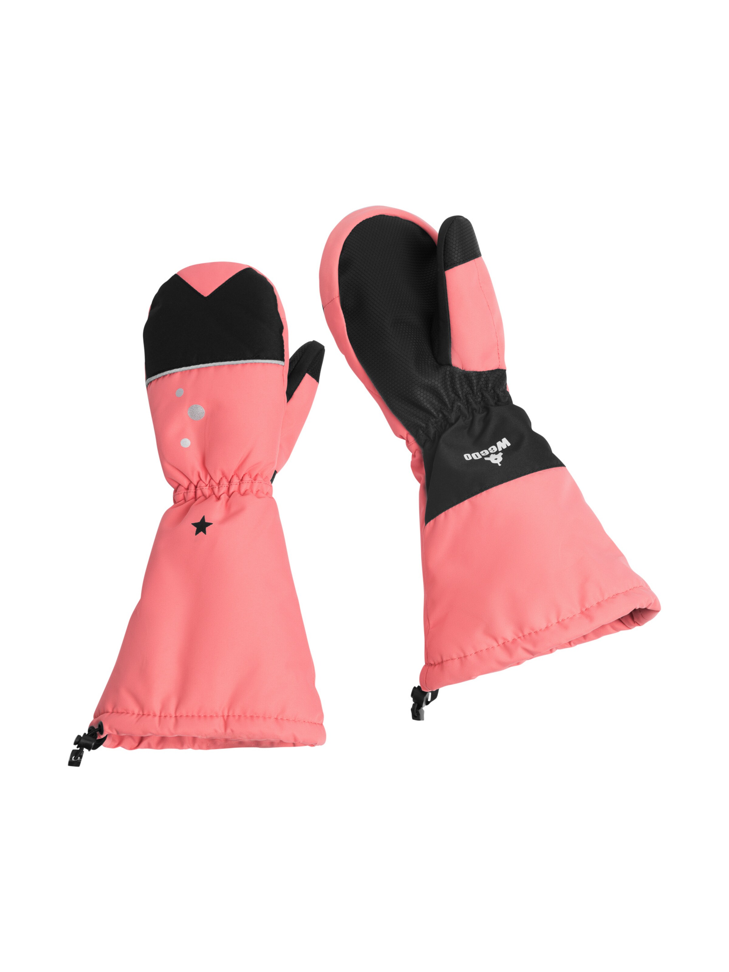 Gants 'UNIDO Einhorn' WeeDo en rose : devant