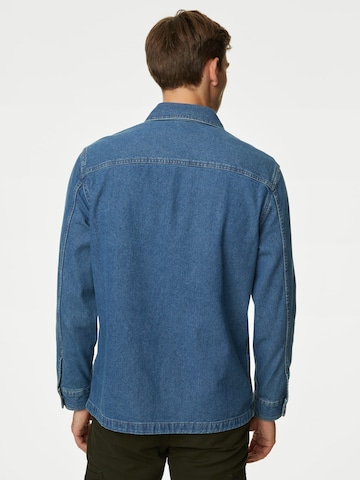 Marks & Spencer Regular fit Overhemd in Blauw