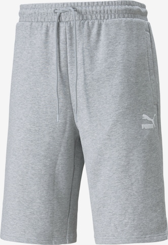 PUMA Workout Pants in Grey: front