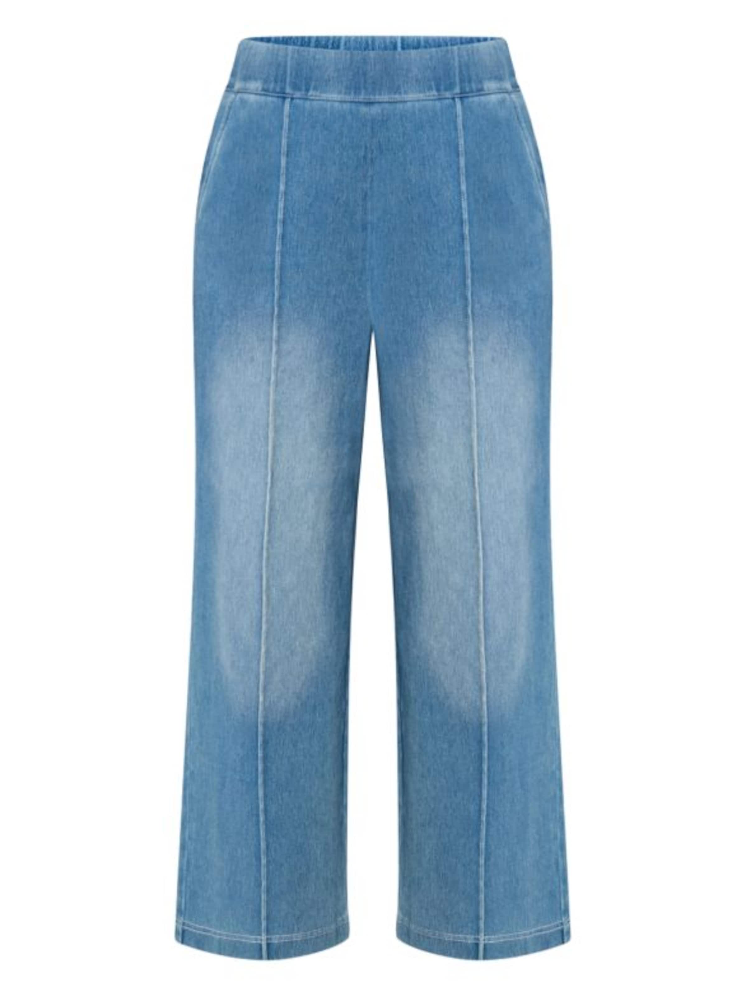 zero Skinny Jeans in Blauw: voorkant
