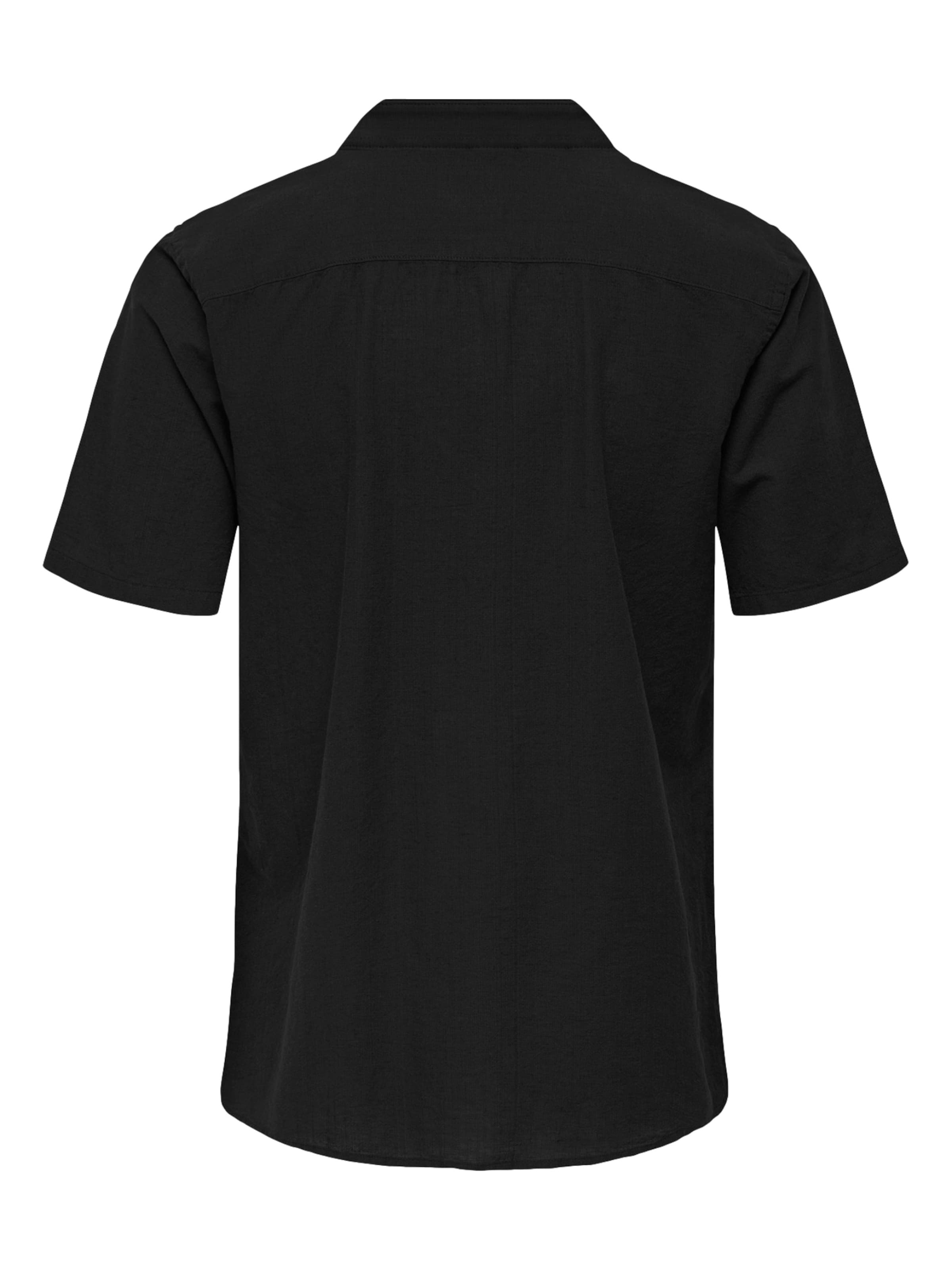 Coupe regular Chemise 'Cantley' Only & Sons en noir
