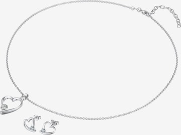 Lulu & Jane Jewelry Set in Silver: front