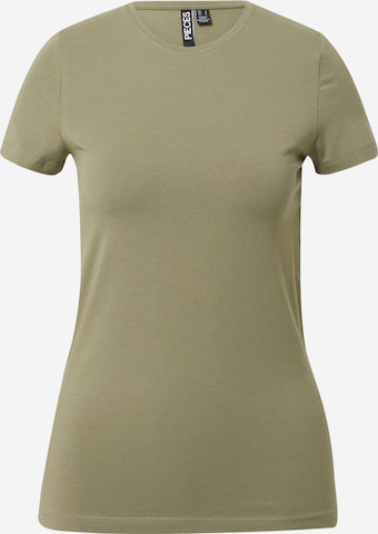 T-shirt 'Sirene' PIECES en vert : devant