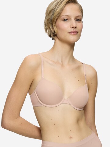TRIUMPH Trikó Melltartó 'Body Make-Up' - bézs: elől