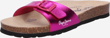 Pepe Jeans Pantoletter 'OBAN' i pink: forside