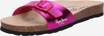 Mule 'OBAN' Pepe Jeans en rose : devant