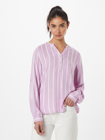 Kaffe - Blusa 'Stridy' en lila: frente