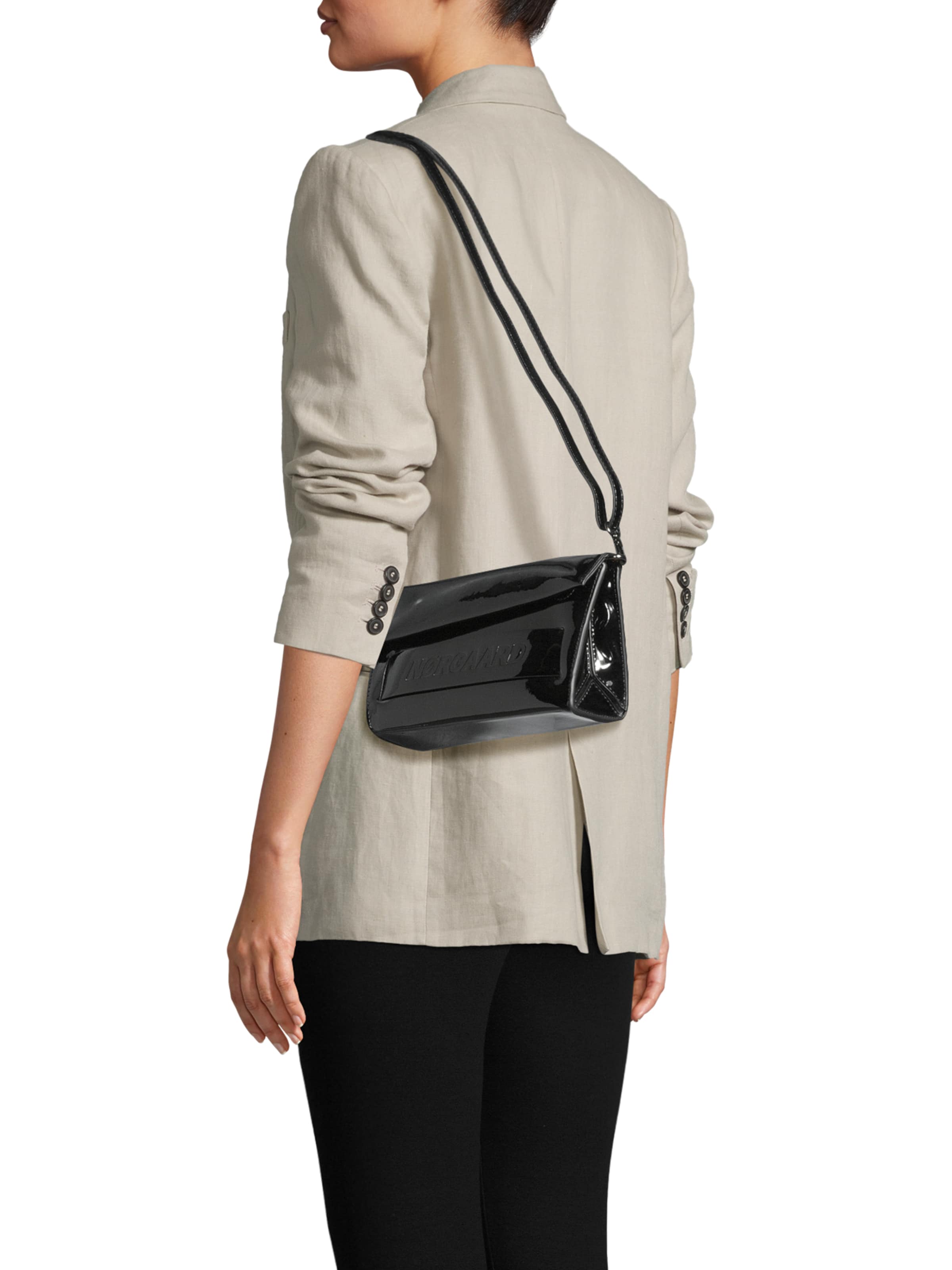 MADS NORGAARD COPENHAGEN Axelremsväska 'Gigi' i svart